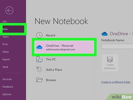 share a notebook in onenote for mac